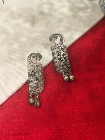 Moonbeam Silver Earrings