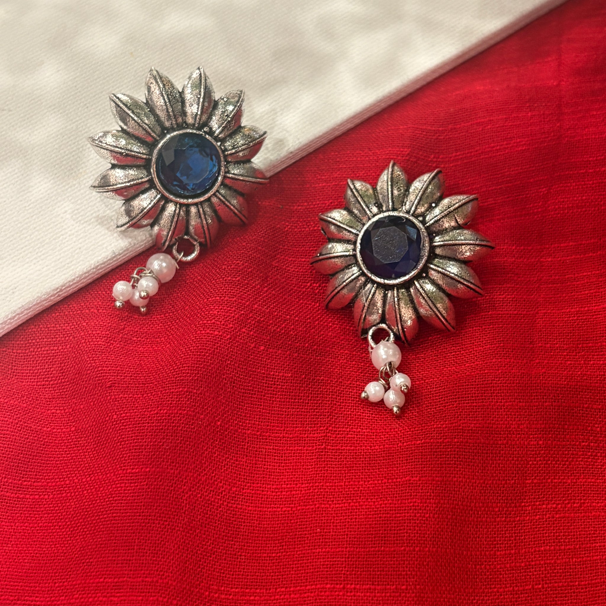 Ziya Silver Earrings