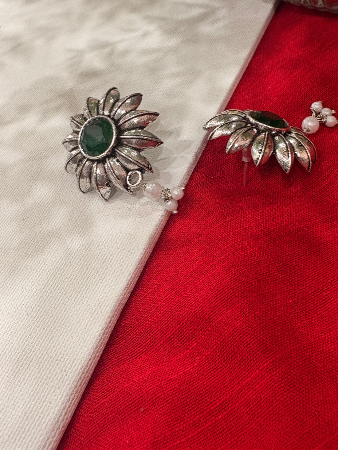 Velvet Dusk Silver Earrings
