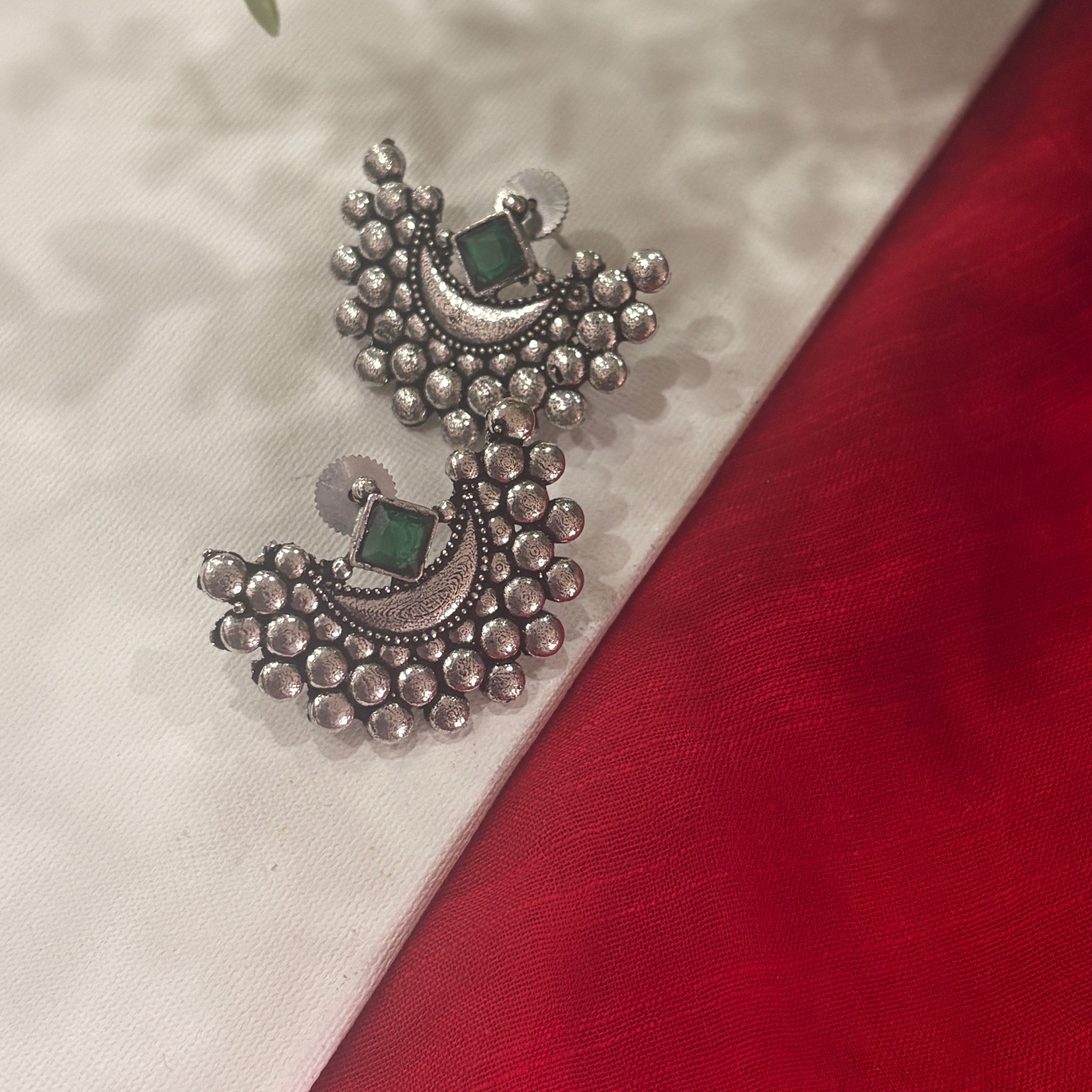 Echo Bloom Silver Earrings