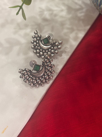 Echo Bloom Silver Earrings