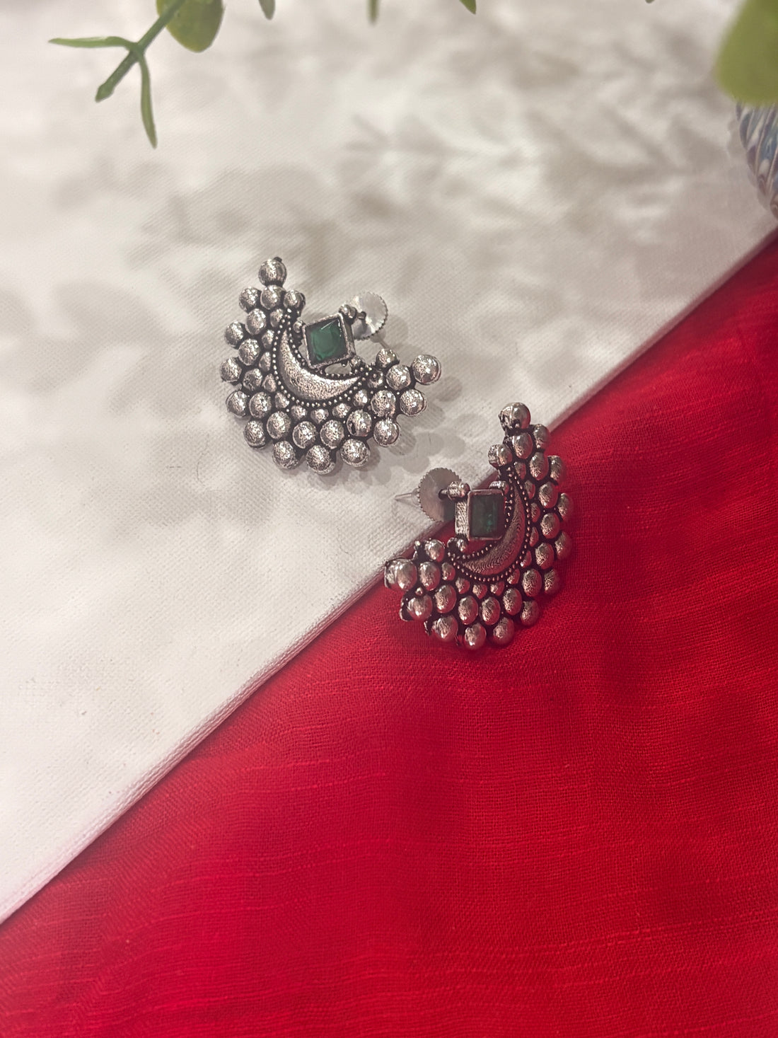 Echo Bloom Silver Earrings
