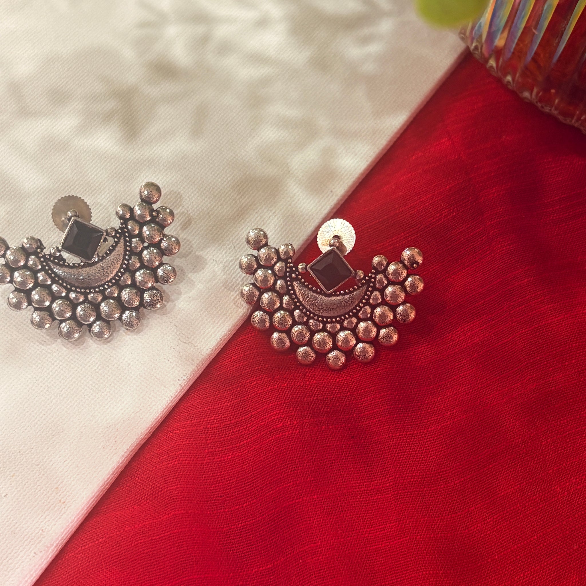 Jewel Mist Silver Earrings