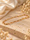 Niska gold-tone paperclip chain necklace replica product view 2