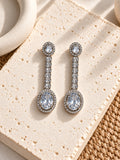 Niska Oval Halo Replica Necklace and Earring Set