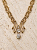 Niska AD stone necklace and matching earrings — editorial view 10