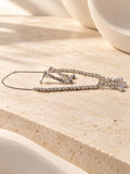 Niska AD stone teardrop necklace set – side view