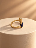 Navy & Sage Two-Stone Replica Ring — product view 3