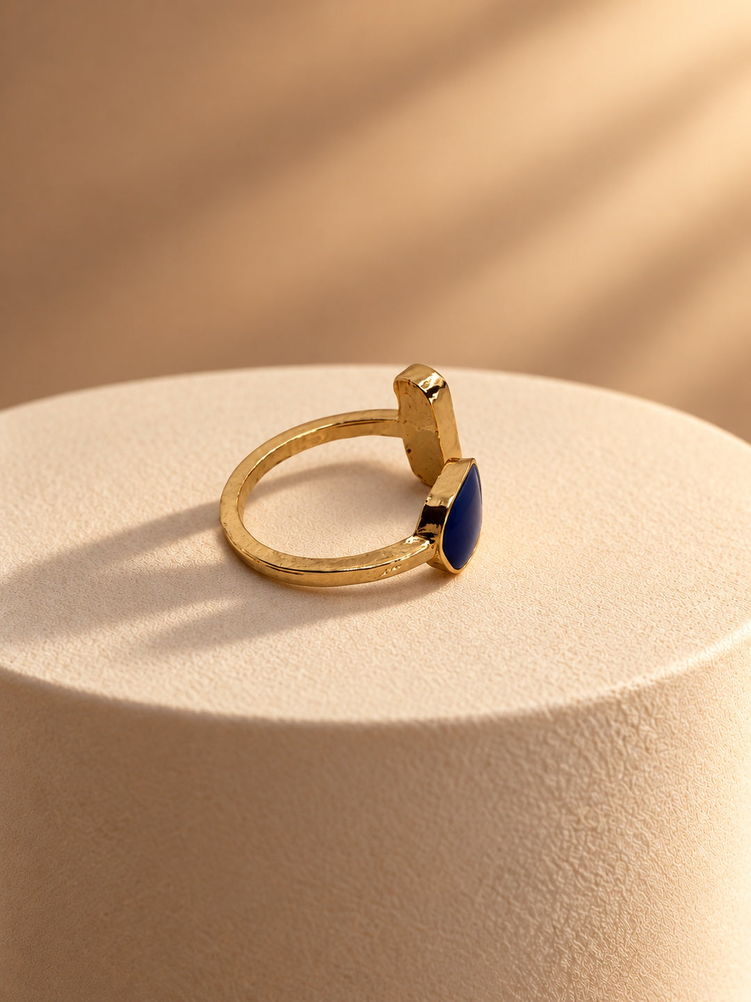 Navy & Sage Two-Stone Replica Ring — product view 3