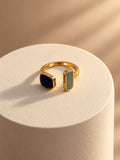 Navy & Sage Two-Stone Replica Ring — product view 5