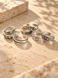 Niska celestial silver-tone replica ring set product view 5