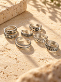 Niska celestial silver-tone replica ring set product view 6