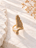 Niska sculptural pavé replica statement ring view 8