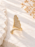 Niska sculptural pavé replica statement ring view 9