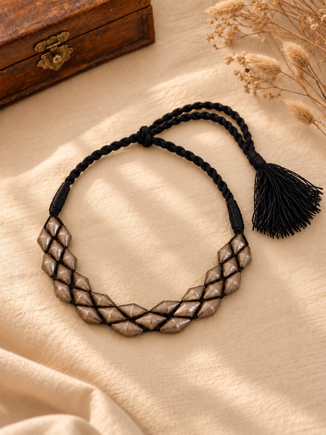 Antique Dholki Bead Choker