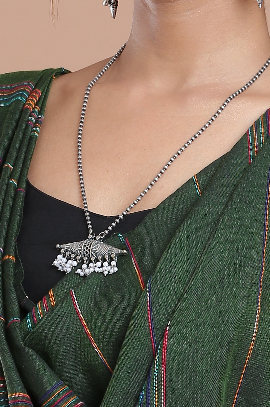 Meera Silver Necklace