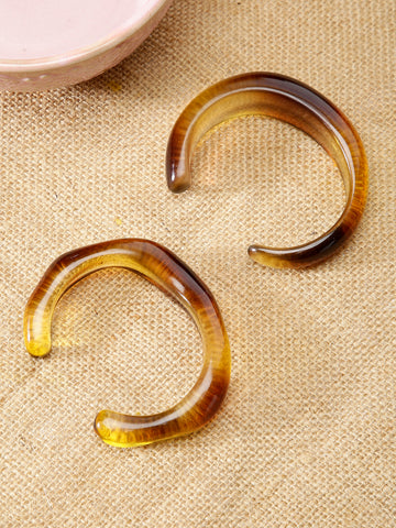 Midnight Marble Resin Set of Two