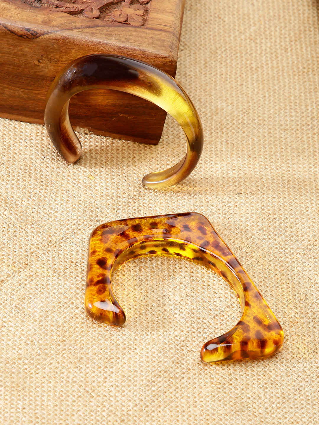 Blush Petal Resin Set of Two