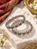 Niska BA26N20026 dual colour stone bangle product image