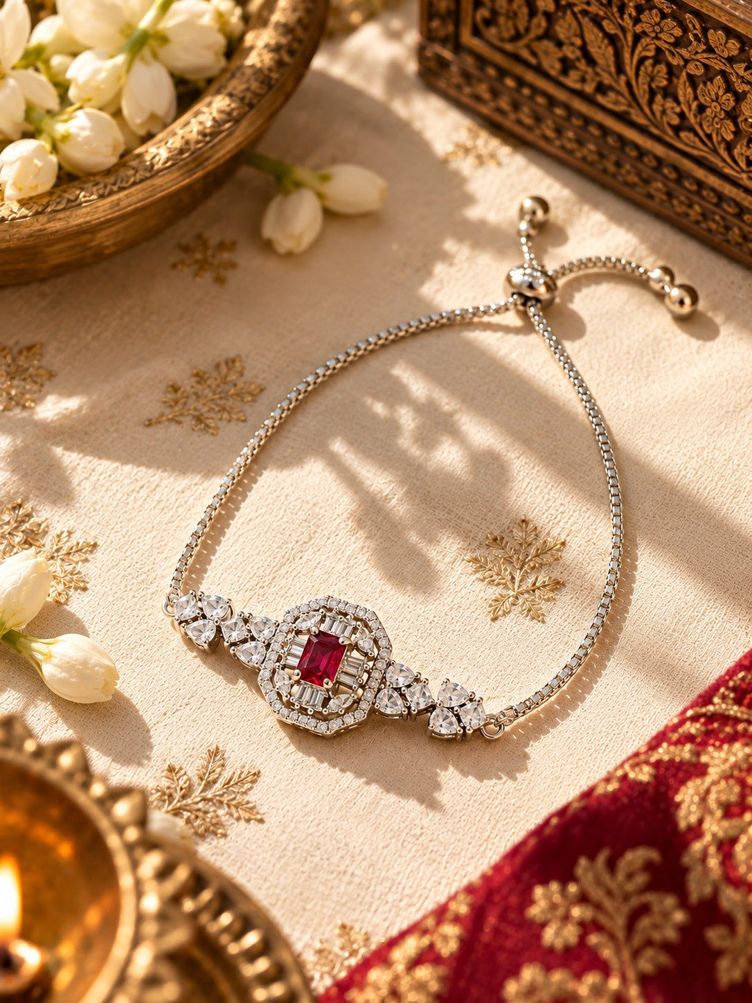 Ethnic angle bracelet